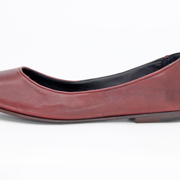 Thursday Everyday Women's ‘Feliz’ Burgundy Leather Ballet Flat: Size 11.5 - Picture 8 of 8